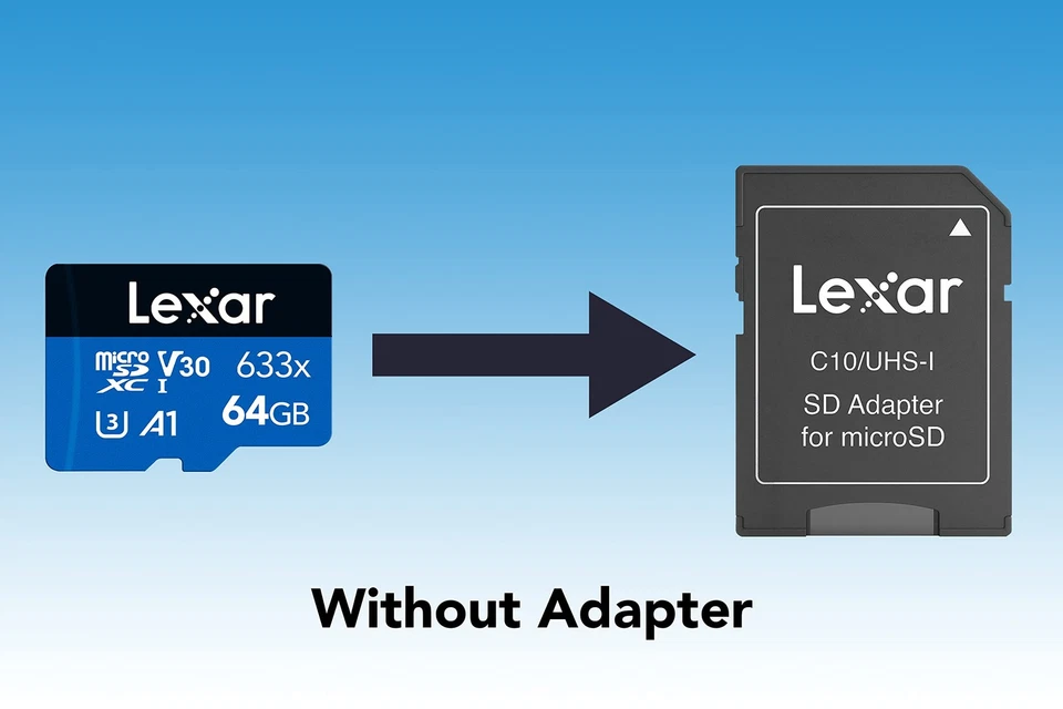Lexar 633x 64GB Micro SD Card, microSDXC UHS-I Card W/O SD Adapter, microSD - Image 2 of 4