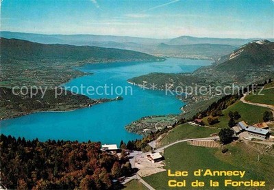 Annecy Haute-Savoie Lac d Annecy vu du col de la Forclaz