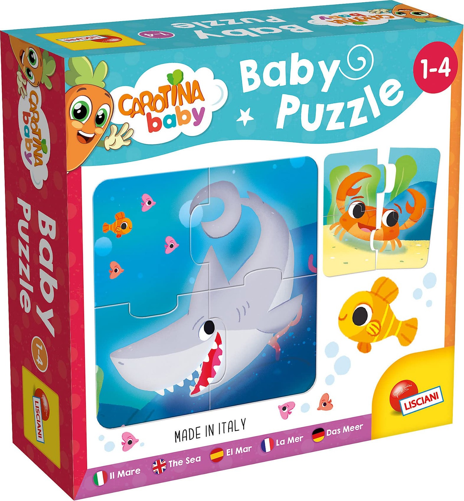 Liscianigiochi 80069 Carotina Baby Puzzle Das Meer 2590₽