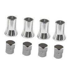 4 Ensembles De Bouchons De Tige De Valve De Pneu TPMS Et Couvercle De Manchon