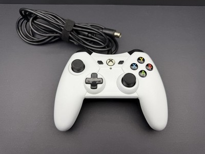 XBOX ONE Wired Controller Power A 1428130-01 White Cleaned & Tested