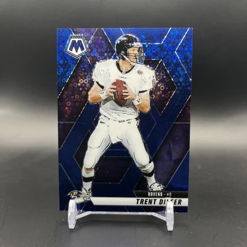 2025 Panini Mosaic No Huddle Blue Trent Dilfer Prizm /99 – Ravens Super Bowl QB