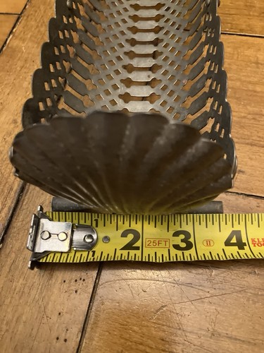 Qty 2 Vintage Silver Plated Seashell Biscuit / Cracker Serving Caddy / Basket - Picture 8 of 11