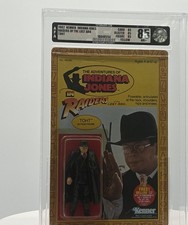 1982 Kenner Indiana Jones Toht 4 Back AFA 85 NM Sealed Raiders Lost Ark