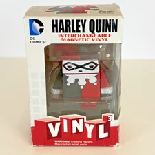 Harley Quinn DC Funko Vinyl3  Interchangeable Magnetic Vinyl Approx 2" Figure