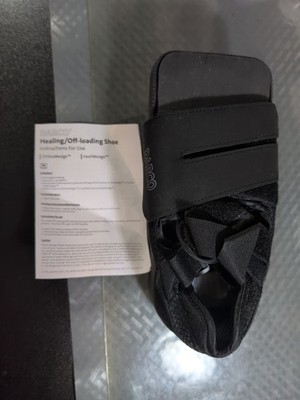 DARCO HeelWedge Healing Off-Loading Shoe Black Post-Op Square Toe Small #K5