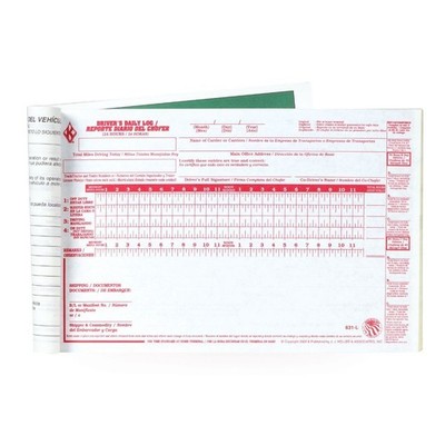 J. J. Keller Driver's Daily Log Book 10-pk. with DVIR & Recap, Bilingual,