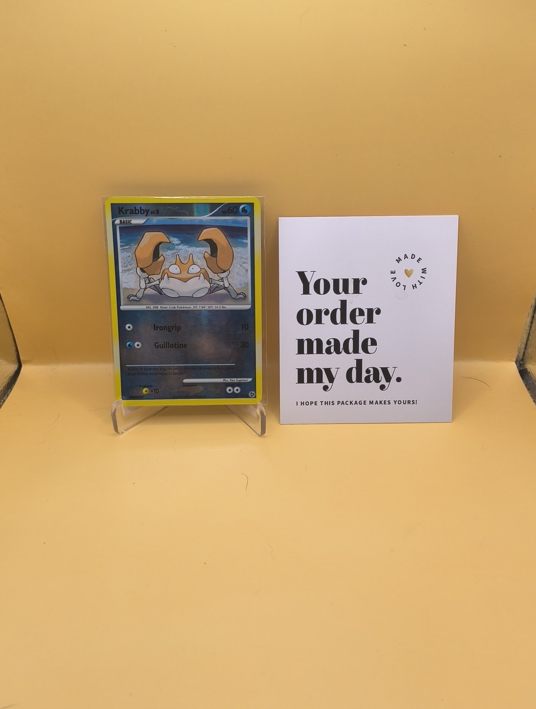 Pokemon TCG - Reverse Holo - Krabby - #75/106 (Great Encounters) - DP