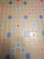 a classic Scrabble crossword board game. It f...