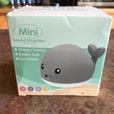 New Mini Whale Fountain Happy Bath Game Sensory Training Water Toys for Toddlers