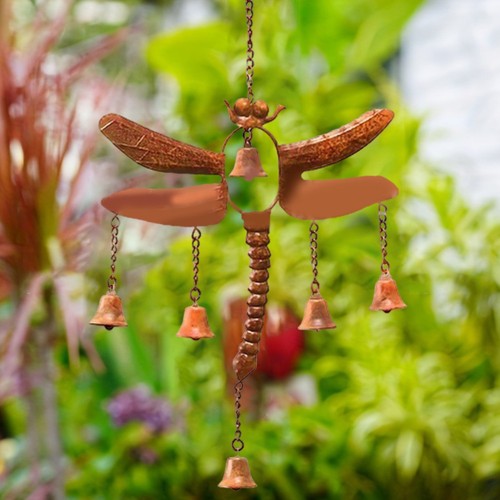 Whimsical Dragonfly Wind Chime Add Charm to Your Balcony or Garden Gathering - Picture 16 of 16
