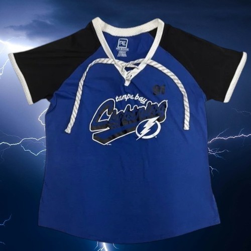 Tampa Bay Lightning Women’s Steven Stamkos 91 Blue Home ProEdge Jersey Shirt LG - Picture 2 of 8