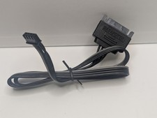 SATAPOWER 15-Pin SATA Power to 4-Pin Female Adapter Cable Black