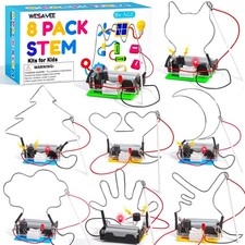 STEM Toy Science Kits, 8 Set Electric Circuit Boy Crafts for Kids Age 8-12