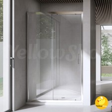 BOX CABINA DOCCIA PORTA ANTA SCORREVOLE NICCHIA CRISTALLO 6 MM - 100 110 120 130