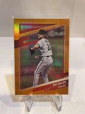 2021 Panini Donruss Baseball Holo Orange Zac Gallen #133 Arizona Diamondbacks