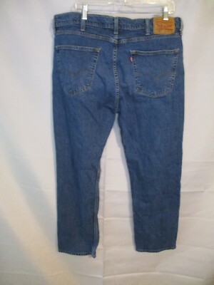 Levi's 505 Cotton Blend 38 x 30 Med Rinse Reg Fit Blue Jeans Pakistan