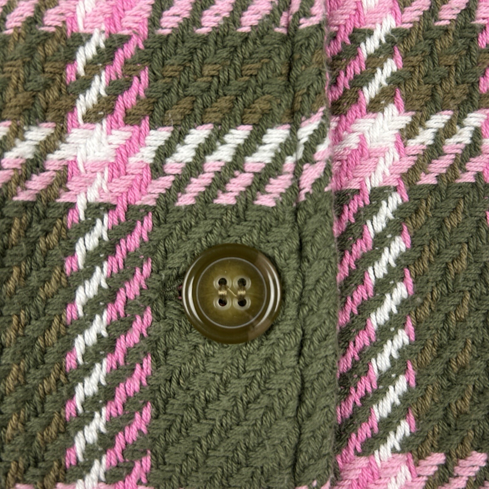 Outerknown Cloud Weave Plaid Shacket Button Up Ol… - image 4