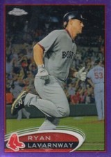 2012 Topps Chrome Purple Refractors #5 Ryan Lavarnway