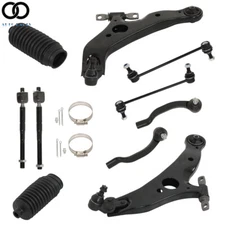For 2004-2010 Toyota Sienna Front Lower Control Arm Ball Joint Sway Bar Tie Rod