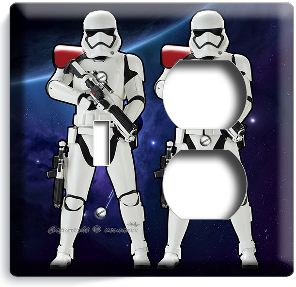 STAR WARS STORMTROOPER FUNNY LIGHT SWITCH TOGGLE OUTLET WALL PLATE ROOM HD DECOR | eBay