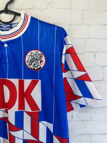 AJAX AMSTERDAM 1989 1990 RETRO VINTAGE SOCCER FOOTBALL SHIRT JERSEY AWAY SIZE XL - Picture 4 of 10