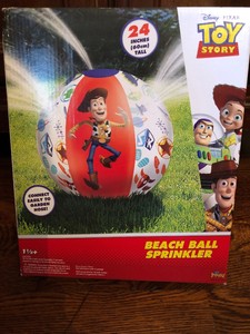 toy story beach ball sprinkler