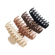 Large Crab Hairpins-Hair Claw Clip Nonslip Thin Hair Accessories Barrette 2/4PCS