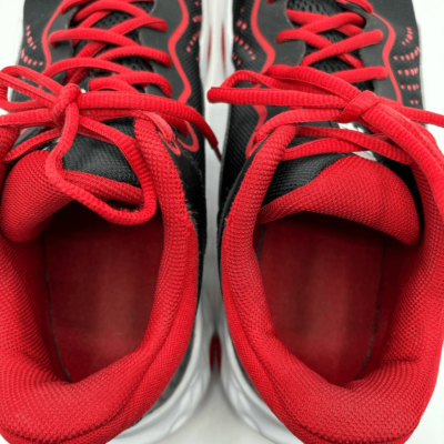 Nike Fly By Mid 3 Basketball Sneakers Black/ White/Red  display picture 3