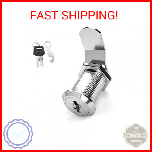 goldenwarm Keyed Alike, Cabinet Cam Lock 1-1/8 Inch File Cabinet Lock Drawer Loc