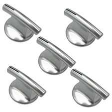 (5) Repuesto perilla quemador estufa para Jenn Air 74007918 perilla de control horno cromada