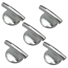 (5) Stove Burner Knob Replacement for Jenn Air 74007918 Chrome Oven Control Knob
