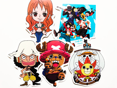 sticker lot vinyl decals print nami anime zoro one piece stickers