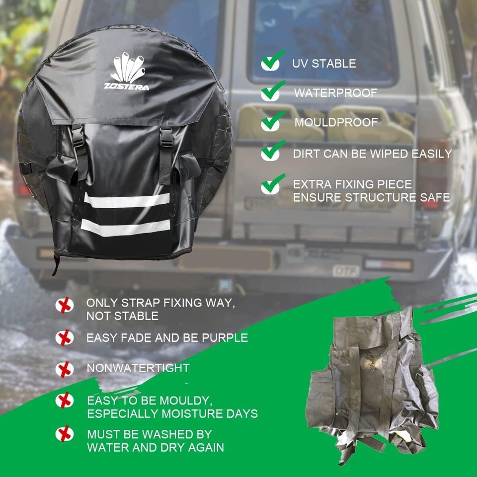 Spare Tire Trash Bag, Offroad Spare Tire Trasharoo Bags, Heavy Duty T