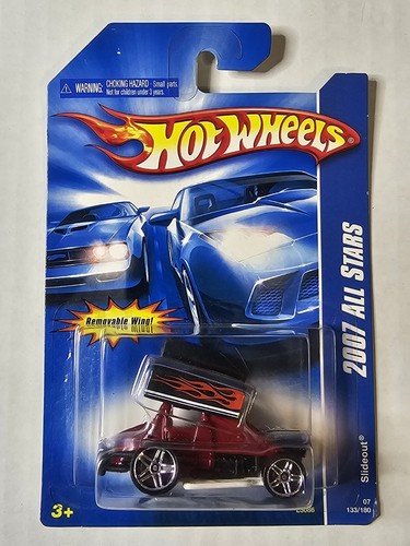 Hot Wheels Car 2007 Red Slideout NEW HW All Stars 133/180