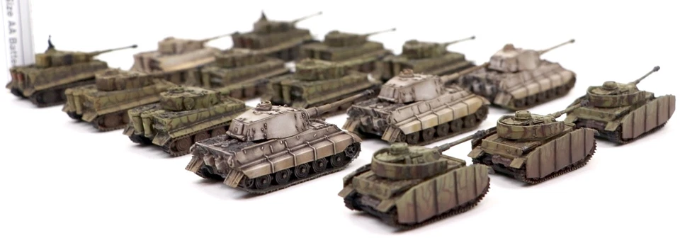 MUSEO MUNDIAL DE TANQUES PANZERTALES (Juego de 15) 1:144 WTM FIGURA EN MINIATURA TAKARA JAPÓN Foto 4 de 4