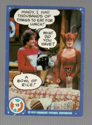 1978 Topps Mork & Mindy I had thousands of things to eat for lunch! #13 Exc