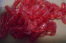 Lot of 50 2" Curly Tails Grub jig worm perch Crappie Fishing