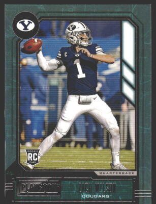 Zach Wilson #335 2021 Panini Chronicles Draft Picks BYU Cougars - Main Image