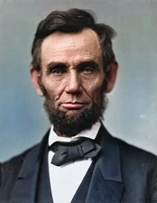 President Abraham Lincoln Colorized Bust Portrait Picture Photo Print 6"x8"