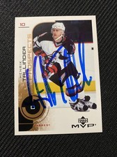 2002-03 Upper Deck MVP Hockey Autograph #196 Henrik Tallinder Auto Sabres
