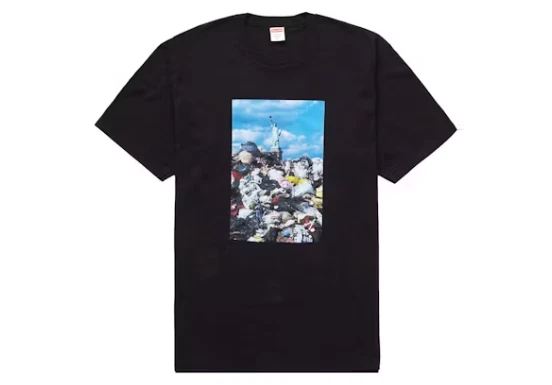 Tee shirt noir Supreme American Trash taille XXL
