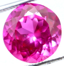 Natural 5.95 Ct Pink Sapphire Round Cut Certified Loose Gemstone With Free Gift