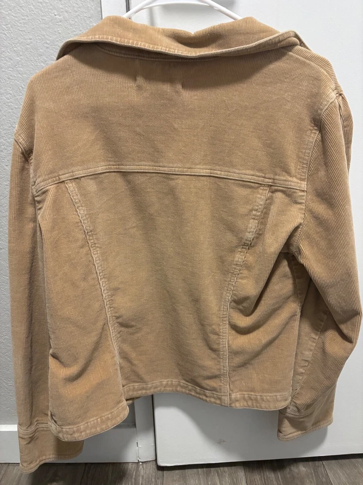 Vintage A.M.I. Camisa Cord-m Mediana Med Tan Foto 2 de 4