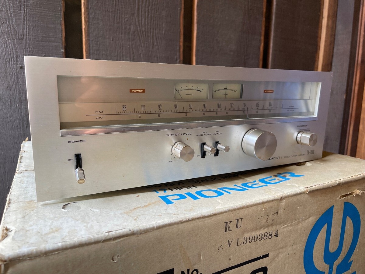 Pioneer TX7500 Stereo Tuner W/ Original Box & Manual | eBay