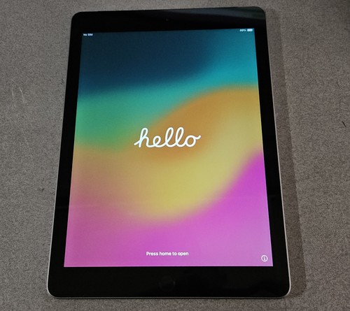 Apple iPad 6th Gen A1954 9.7" Black/Space Gray Verizon Touchscreen Wi-Fi Tablet