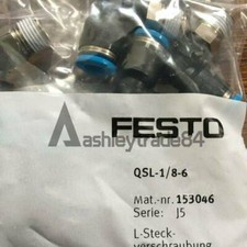 10pc new festo Connector QSL-1/8-6 153046