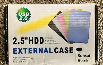 Suhsai Portable External Hard Drive  2.5 HDD 500 GB 2.0 USB