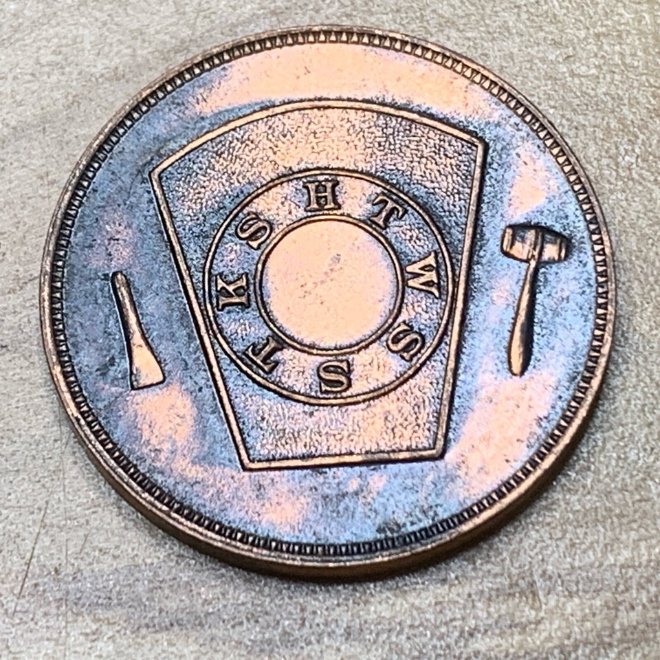Ivanhoe Chapter 58 RAM Bothell WA Masonic One Penny Token =B130 eBay