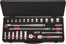 Kyoto Machine Tool (KTC) Nepros 9.5SQ. Socket wrench set of 26 (with case) JP